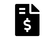 Document icon with a dollar sign