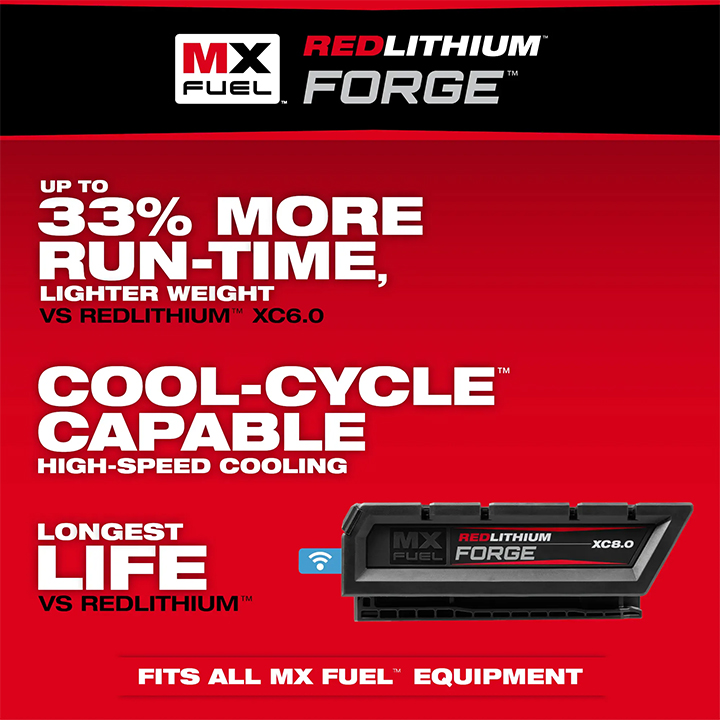 Milwaukee MX FUEL™ REDLITHIUM FORGE XCB 8.0 Battery